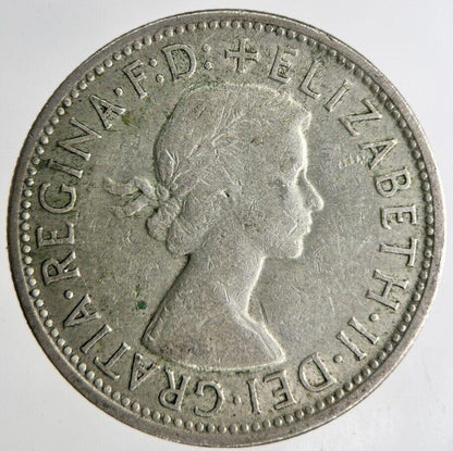 1957 Australia Florin Silver Coin | Fine Collectable Grade