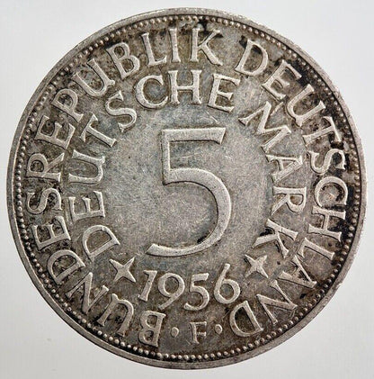 1956–F Germany 5 Mark Silver Coin | Very High Grade | a7795