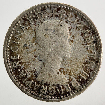 1957 Australia Sixpence Silver Coin | Fine Collectable Grade