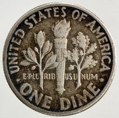 1956 US USA Roosevelt One Dime Silver Coin | Fine Collectable Grade