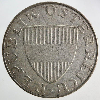 1957 Austria 10 Schilling Silver Coin | Collectable Grade