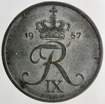 1957 Denmark 5 Ore Coin | Fine Collectable Grade
