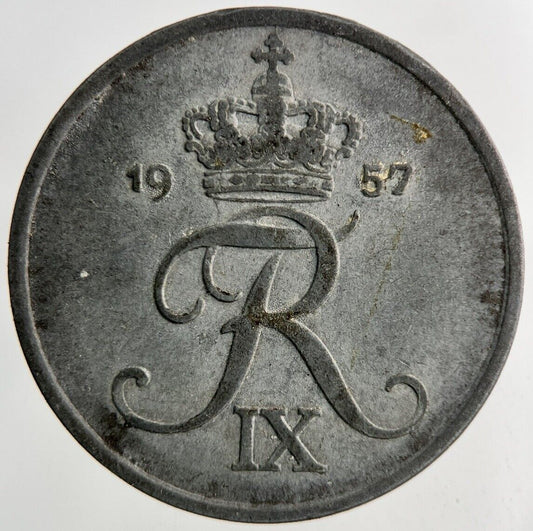 1957 Denmark 5 Ore Coin | Fine Collectable Grade