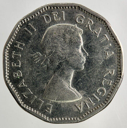 1957 Canada 5 Cents Coin | Fine Collectable Grade