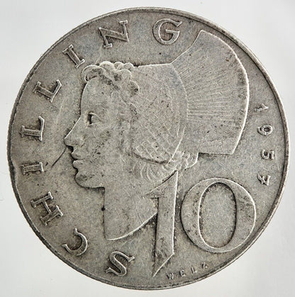 1957 Austria 10 Schilling Silver Coin | Collectable Grade