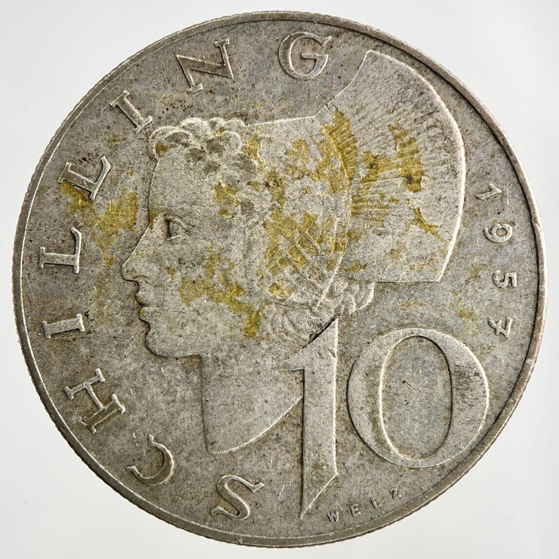 1957 Austria 10 Schilling Silver Coin | Collectable Grade