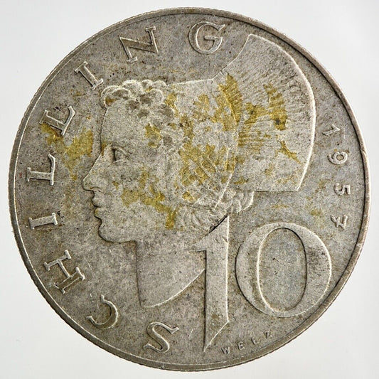 1957 Austria 10 Schilling Silver Coin | Collectable Grade