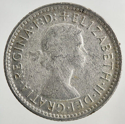 1957 Australia Sixpence Silver Coin | Fine Collectable Grade