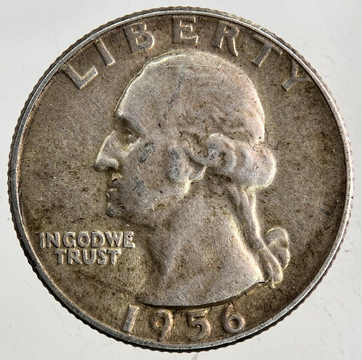 1956 US USA Quarter Dollar Silver Coin | Fine Collectable Grade