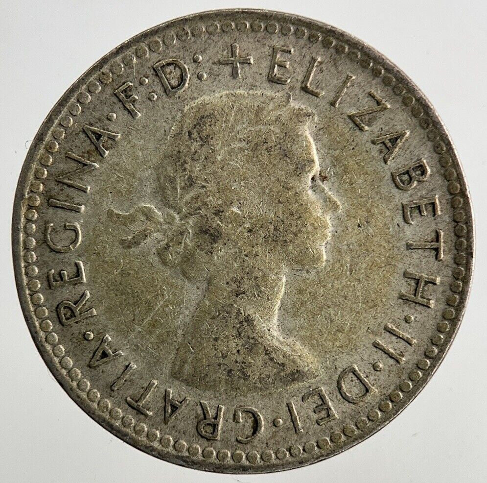 1957 Australia Sixpence Silver Coin | Fine Collectable Grade