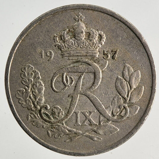 1957 Denmark 10 Ore Coin | Fine Collectable Grade