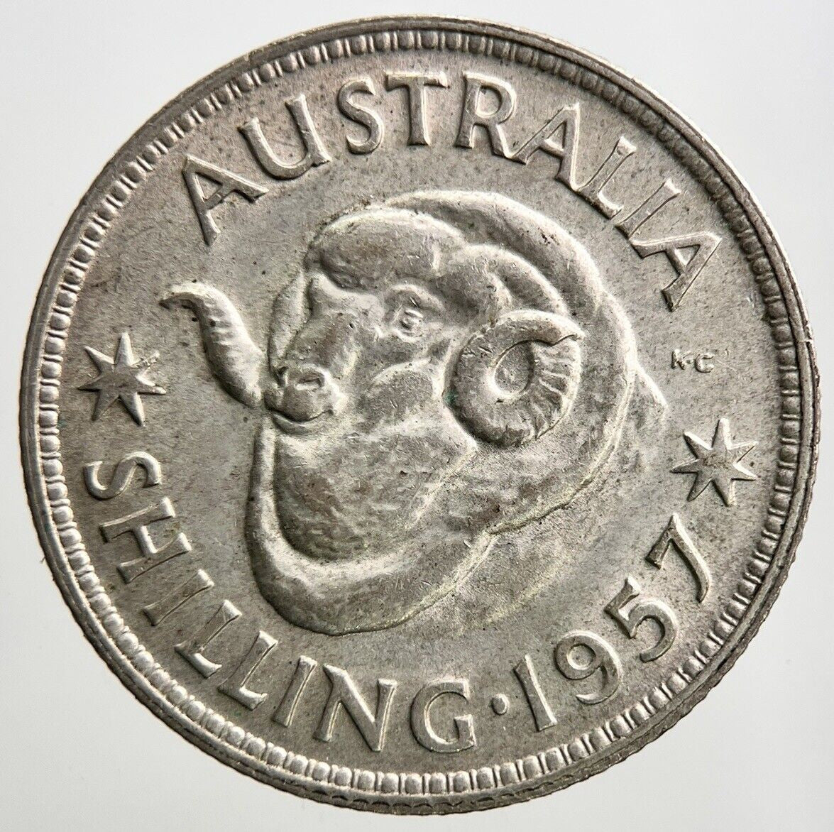 1957 Australia Shilling Silver Coin | Very High Grade | a2846
