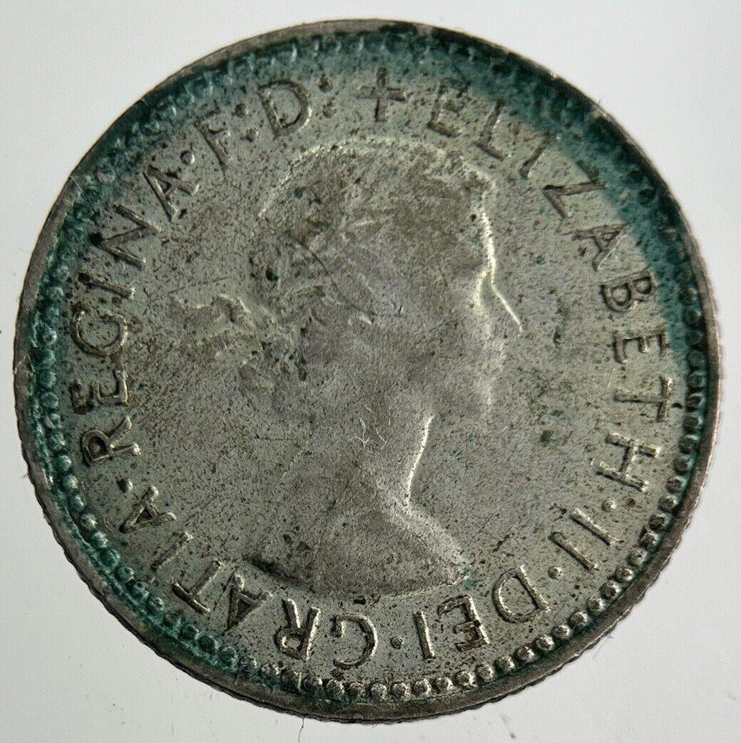 1957 Australia Sixpence Silver Coin | Fine Collectable Grade