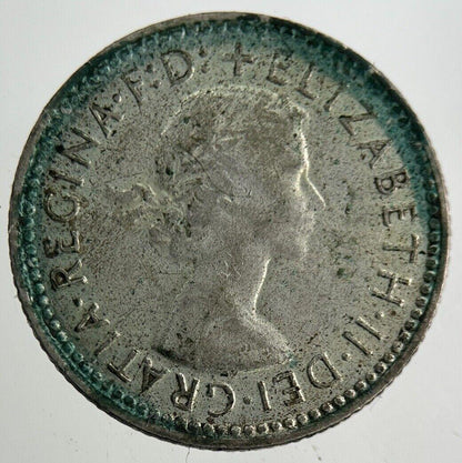 1957 Australia Sixpence Silver Coin | Fine Collectable Grade