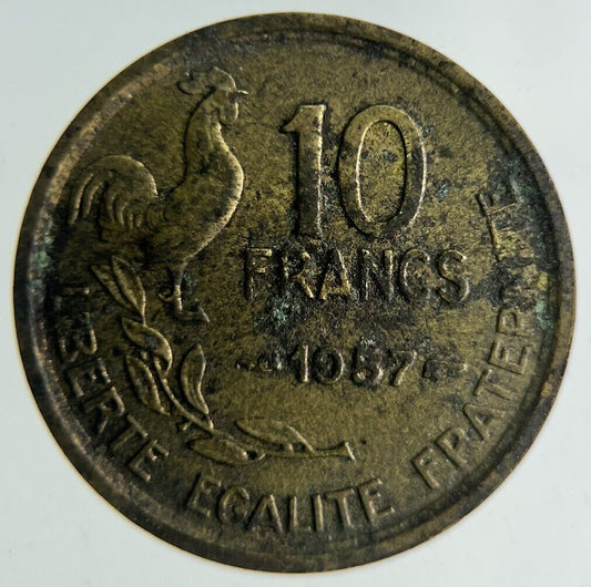 1957 France 10 Francs Coin | Very High Grade