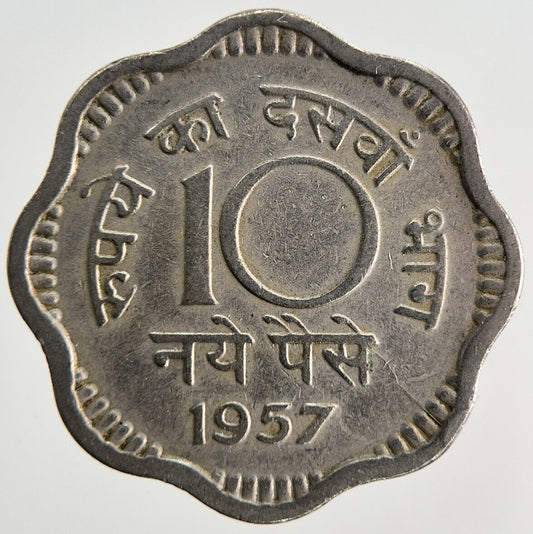 1957 India 10 Paise Coin | Collectable Grade