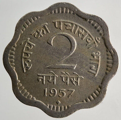 1957 India 2 Paise Coin | Fine Collectable Grade