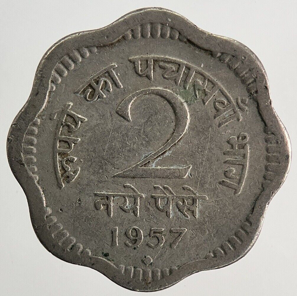 1957 India 2 Paise Coin | Collectable Grade