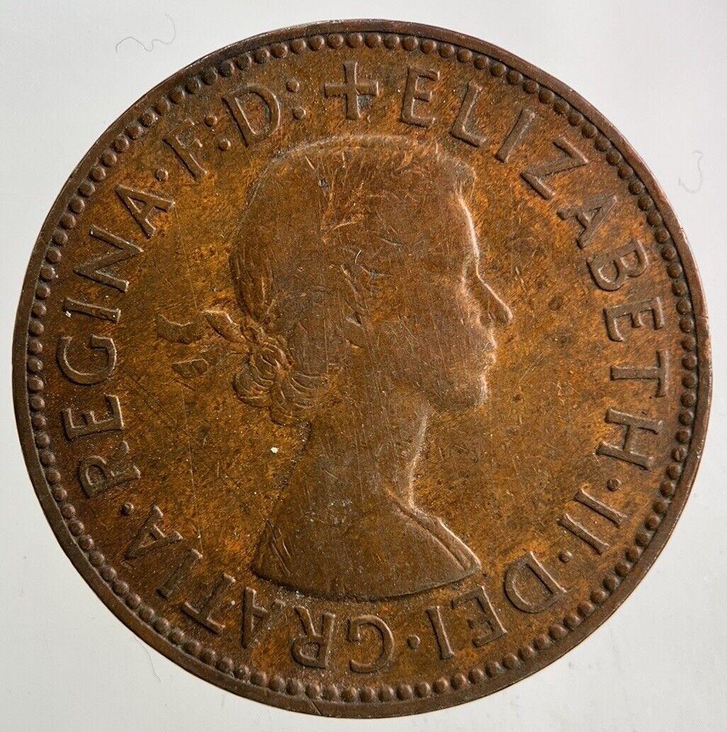 1957 Elizabeth II 2nd Half-Penny Coin | Fine Collectable Grade