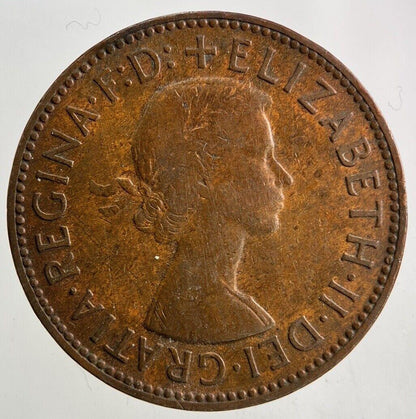 1957 Elizabeth II 2nd Half-Penny Coin | Fine Collectable Grade