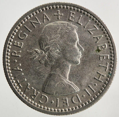 1957 Elizabeth II 2nd Sixpence Coin | Very High Grade