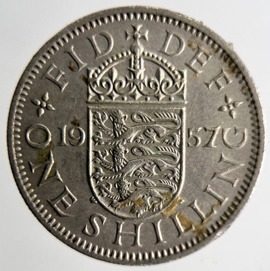 1957 Elizabeth II 2nd One Shilling Coin | Collectable Grade