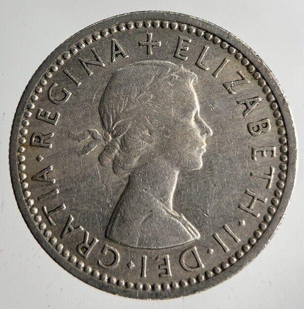 1957 Elizabeth II 2nd Sixpence Coin | Fine Collectable Grade