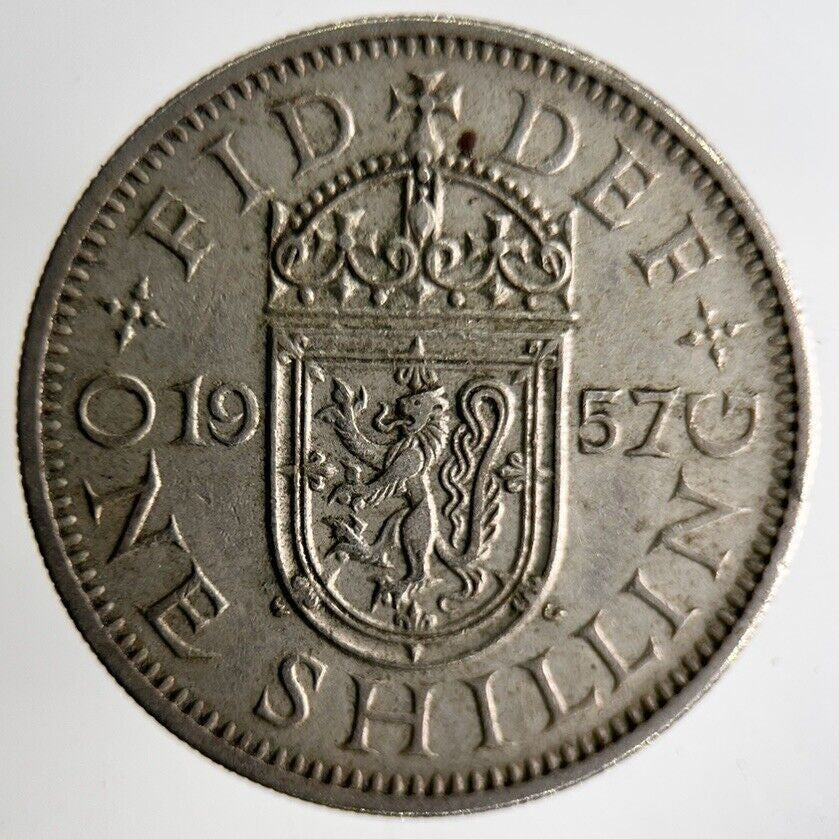 1957 Elizabeth II 2nd One Shilling Coin | Collectable Grade