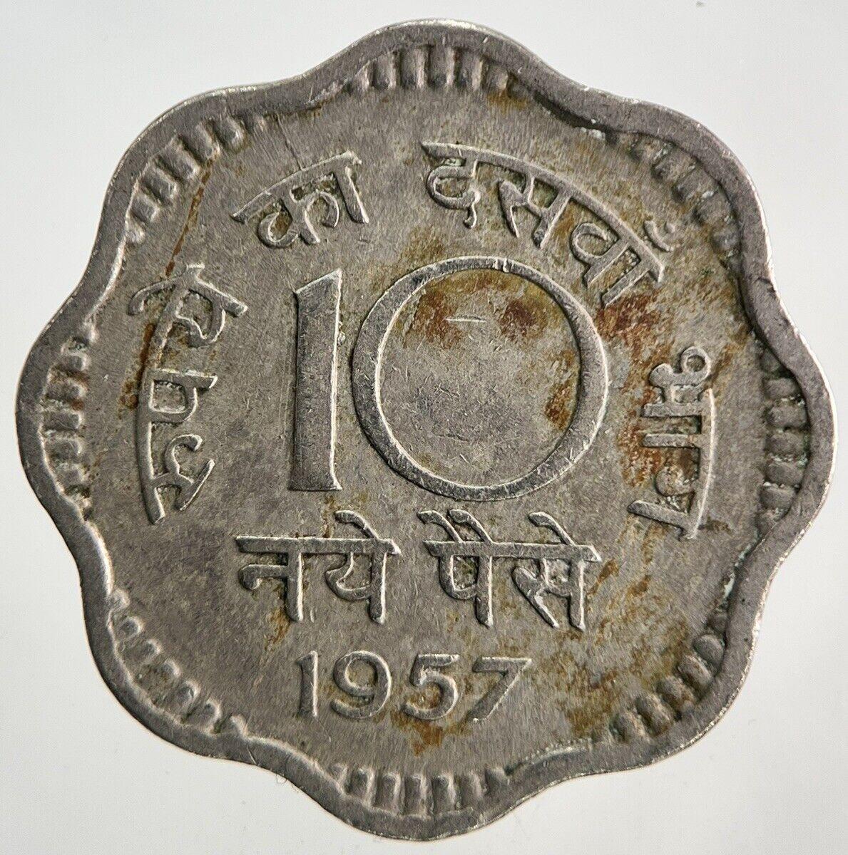 1957 India 10 Paise Coin | Fine Collectable Grade