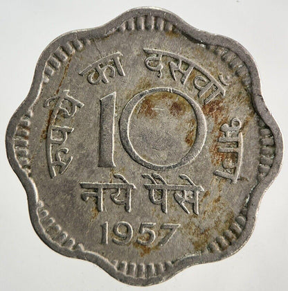 1957 India 10 Paise Coin | Fine Collectable Grade