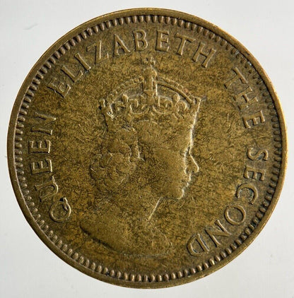 1957 Jersey Brass 1/4th One Fourth Of A Shilling Coin | Fine Collectable Grade