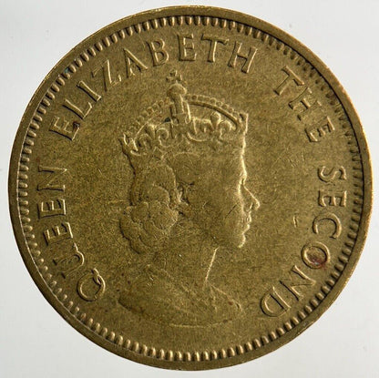 1957 Jersey Brass 1/4th One Fourth Of A Shilling Coin | Fine Collectable Grade