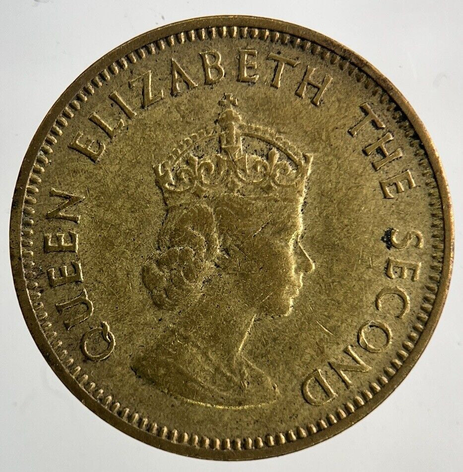 1957 Jersey Brass 1/4th One Fourth Of A Shilling Coin | Fine Collectable Grade