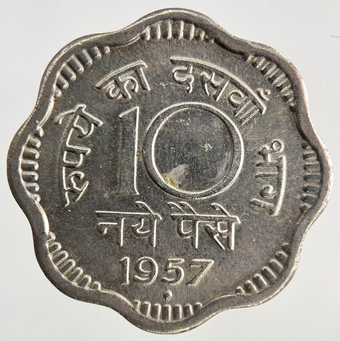 1957 India 10 Paise Coin | Fine Collectable Grade