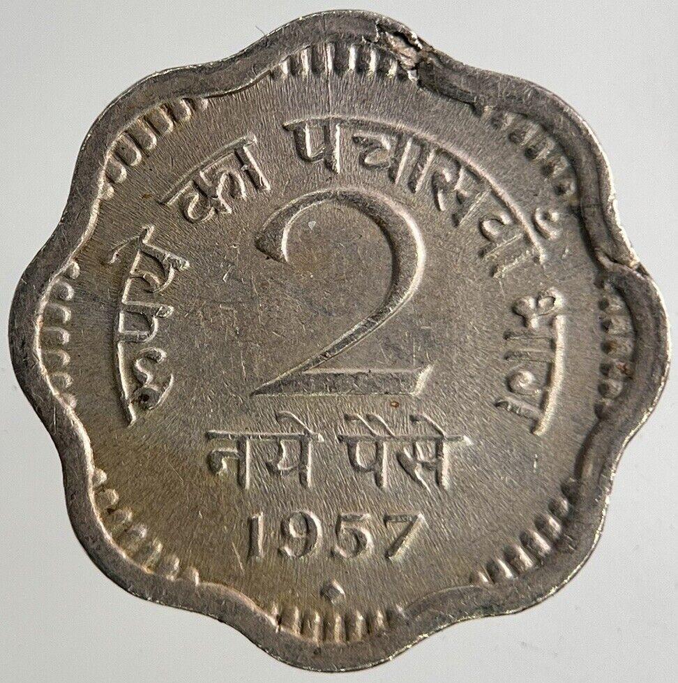 1957 India 2 Paise Coin | Fine Collectable Grade