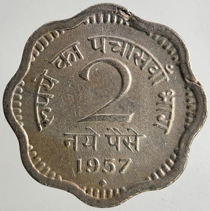 1957 India 2 Paise Coin | Fine Collectable Grade