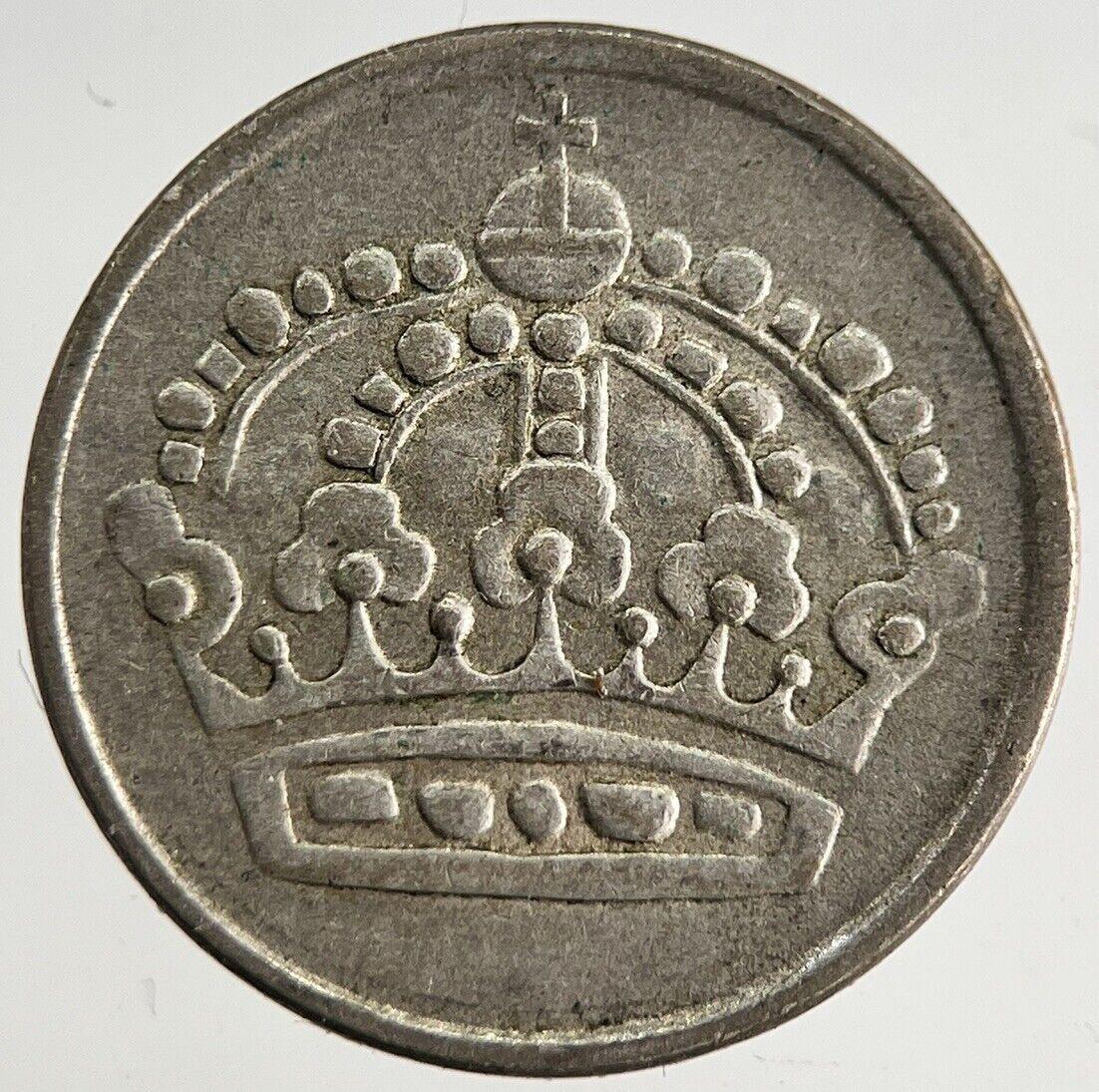 1957 Sweden 25 Ore Silver Coin | Collectable Grade | a8767