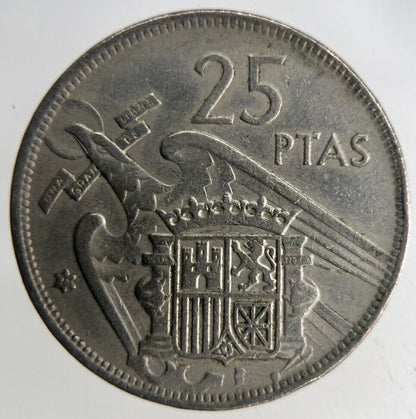 1957 Spain 5 Pesetas Coin | Very High Grade