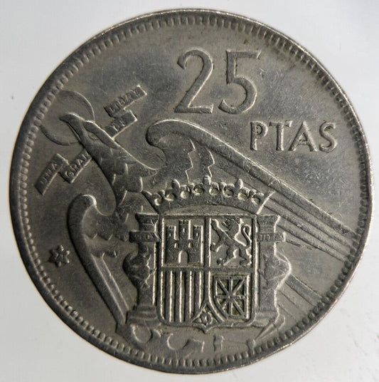 1957 Spain 5 Pesetas Coin | Very High Grade