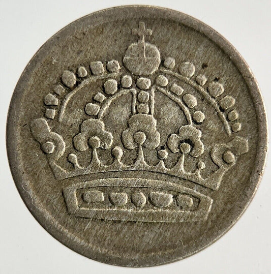 1957 Sweden 10 Ore Silver Coin | Fine Collectable Grade