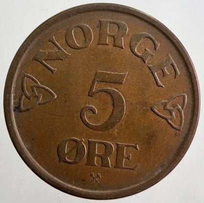 1957 Norway 5 Ore Coin | Very High Grade | a3937