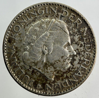 1957 Netherlands 1 Gulden Silver Coin | Very High Grade