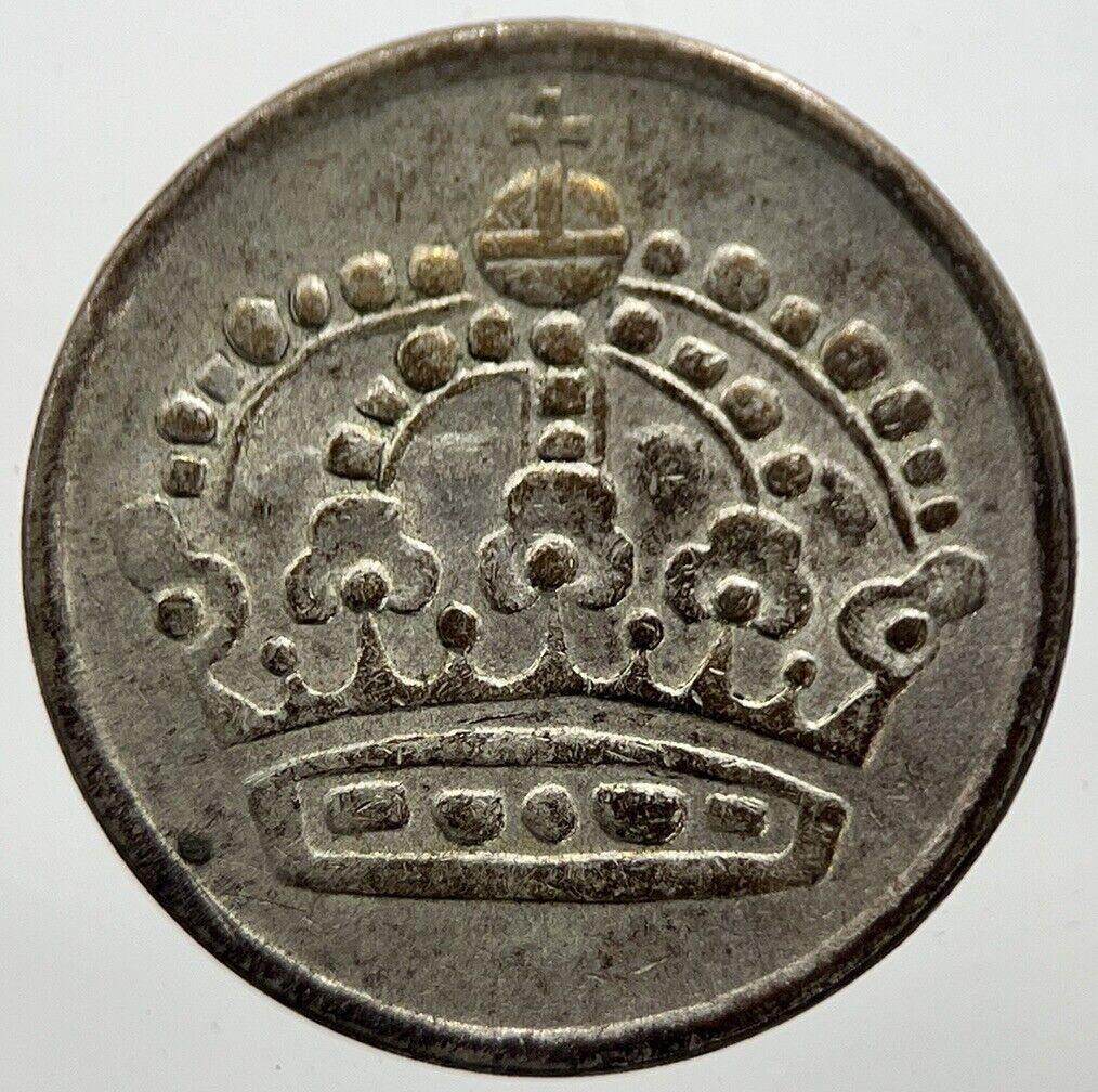 1957 Sweden 25 Ore Silver Coin | Very High Grade | a7277