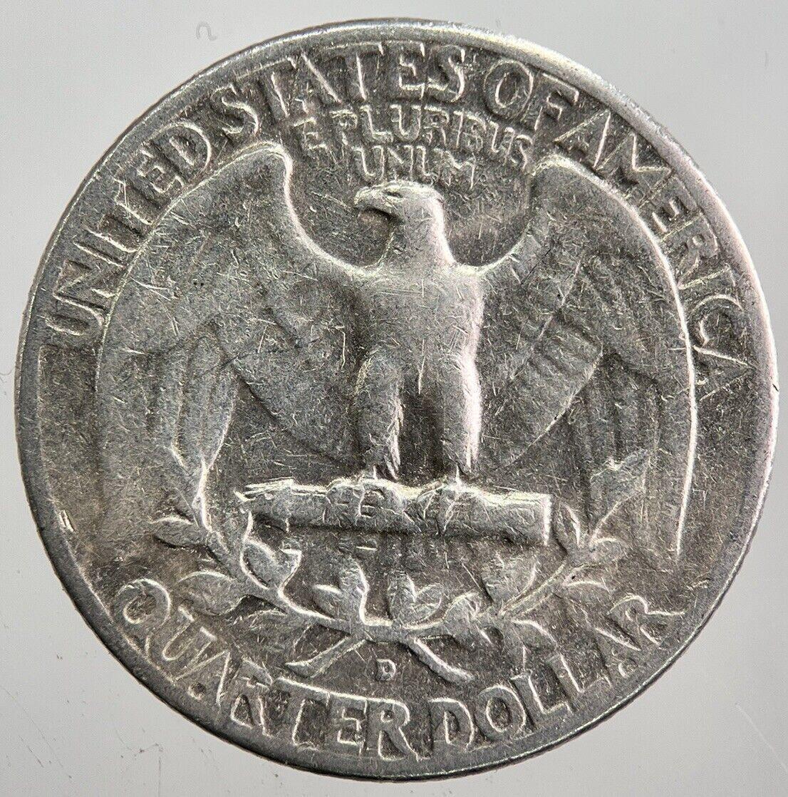 1957-D US USA Quarter Dollar Silver Coin | Collectable Grade | a7953