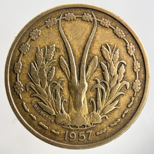1957 West Africa States 25 Francs Coin | Fine Collectable Grade