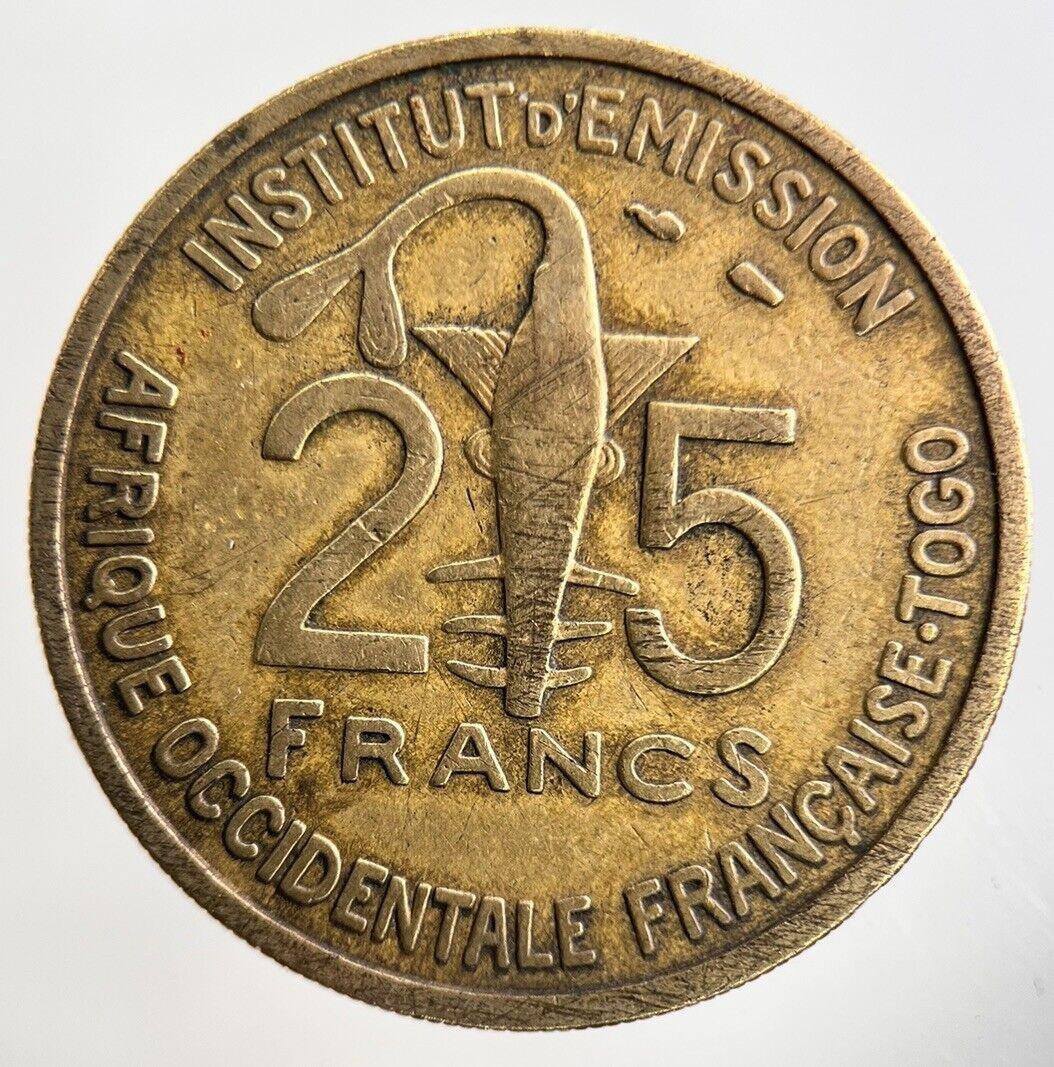 1957 West Africa States 25 Francs Coin | Fine Collectable Grade