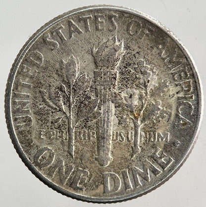 1957 US USA Roosevelt One Dime Silver Coin | Fine Collectable Grade