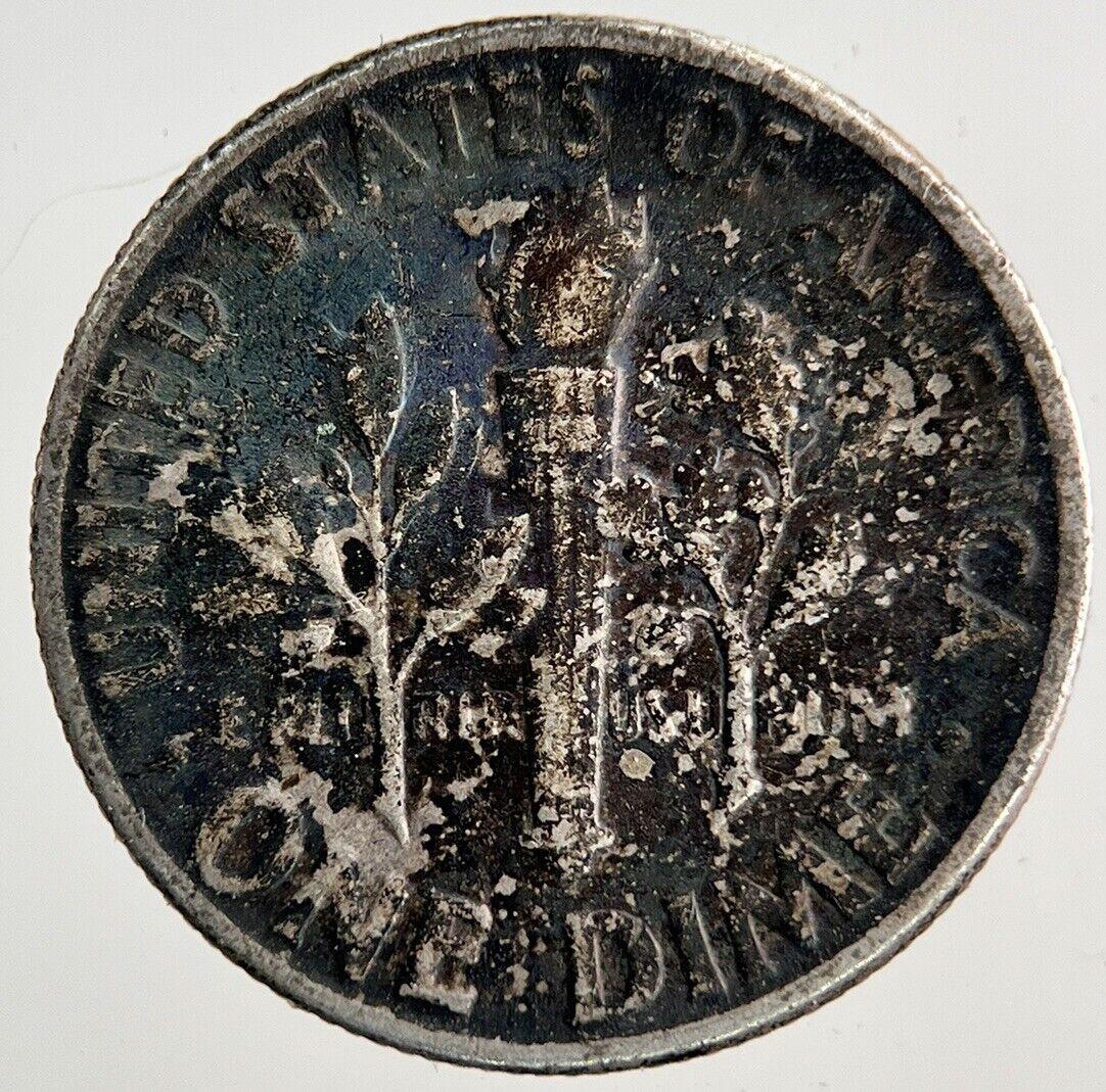 1957 US USA Roosevelt One Dime Silver Coin | Fine Collectable Grade