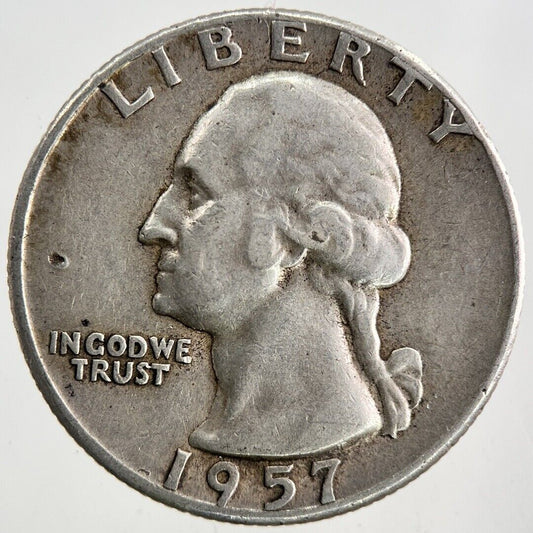 1957 US USA Quarter Dollar Silver Coin | Very High Grade