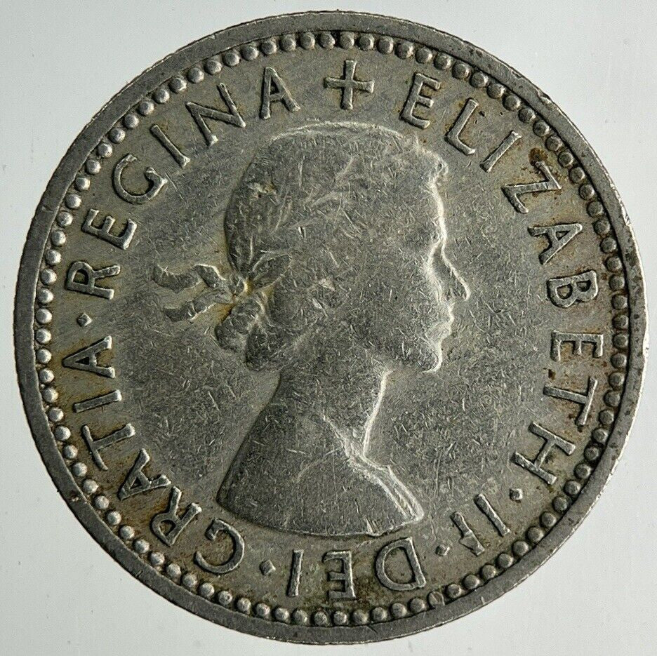 1958 Elizabeth II 2nd Sixpence Coin | Fine Collectable Grade